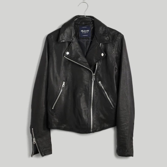 MADEWELL Washed Leather Jacket - Picture 4 of 16